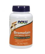 NOW FOODS Bromelain 500mg - 120 kapsułek