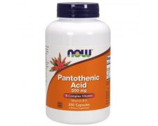 NOW FOODS Pantothenic Acid (Kwas Pantotenowy) 500mg Witamina B5