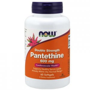 NOW FOODS Pantethine 600mg Double Strength B5