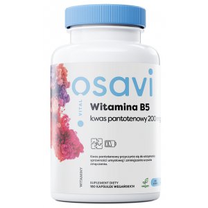 Osavi Witamina B5 Kwas Pantotenowy, 200mg 