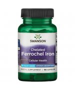 SWANSON Albion Chelat Żelaza Ferrochel 18mg - 180 kapsułek