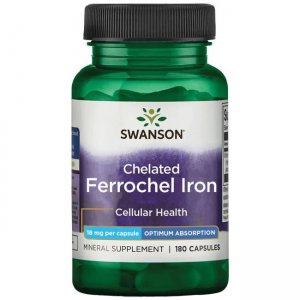 SWANSON Albion Chelat Żelaza Ferrochel 18mg