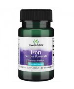 Swanson Iron (Ferrous Fumarate), 18mg - 60 kapsułek 