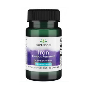 Swanson Iron (Ferrous Fumarate), 18mg