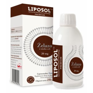 Liposol Liposomalne Żelazo 20 mg o smaku coli