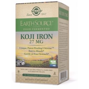 Solgar Earth Source Żelazo sfermentowane Koji 27 mg