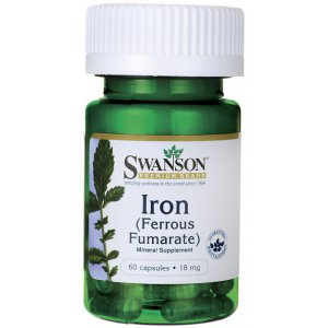 Swanson Iron (Ferrous Fumarate), 18mg
