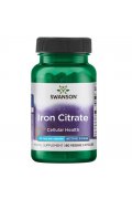 SWANSON Cytrynian Żelaza 25mg - 60 kapsułek
