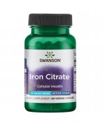SWANSON Cytrynian Żelaza 25mg - 60 kapsułek