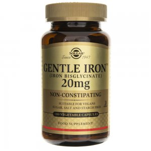 Solgar Gentle Iron, chelat aminokwasowy 20 mg