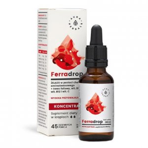 AURA GLOB Ferradrop - żelazo + kwas foliowy krople