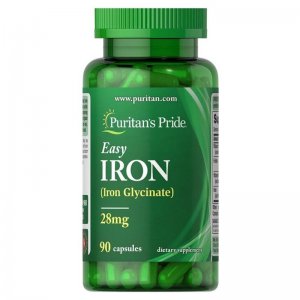Puritan's Pride Easy Iron (Glicynian żelaza) 28 mg
