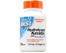 Doctor's Best Hydrolizowana keratyna, 500mg