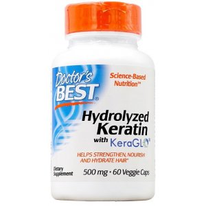 Doctor's Best Hydrolizowana keratyna, 500mg