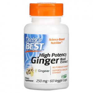 Doctor's Best High Potency Ginger Root Extract, 250mg