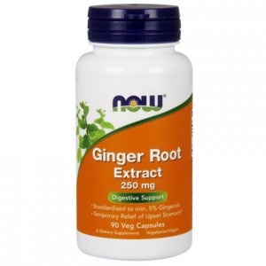 NOW FOODS Ginger Root (Imbir - Korzeń) Extract 250mg