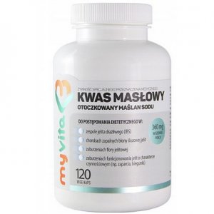 MYVITA Kwas masłowy (maślan sodu) 360mg