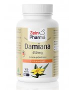 Zein Pharma Damiana, 450mg liść Damiana - 100 kapsułek