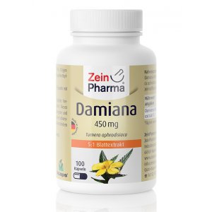 Zein Pharma Damiana, 450mg liść Damiana