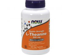 NOW FOODS L-Teanina plus Inozytol 200mg