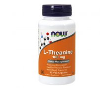 NOW FOODS L-Teanina plus Zielona herbata 100mg