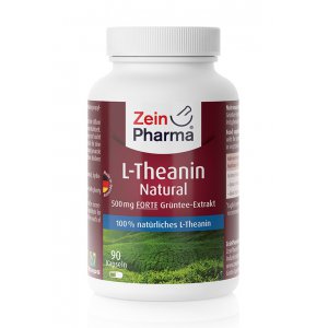 Zein Pharma L-Theanin Natural, 500mg L-teanina