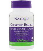 Natrol Cinnamon Extract, 1000mg cynamon ekstrakt - 80 tabletek