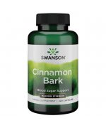 Swanson Cinnamon Bark, Maximum Strength (kora cynamonu) - 120 kapsułek