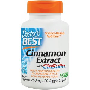 DOCTOR'S BEST Cinnamon Extract with CinSulin (cynamon) 250mg