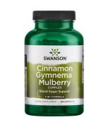 Swanson Kompleks Cynamonu, Gymnemy i Morwy - 120 kapsułek