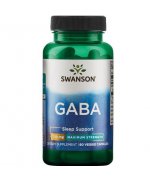 SWANSON Gaba forte 750mg - 60 kapsułek