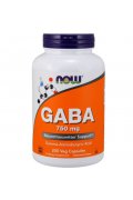 NOW Gaba 750mg - 200 kapsułek