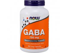 NOW FOODS Gaba 750mg