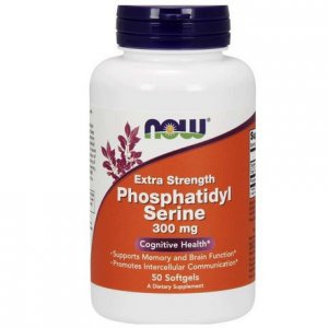 NOW FOODS Fosfatydyloseryna Extra Strength 300mg