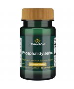 SWANSON Fosfatydyloseryny 100mg (Koncentracja, pamięć) - 30 kapsułek