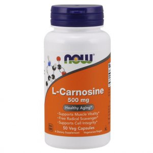 NOW FOODS L-Karnozyna 500mg (β-alanylo-L-histydyna)