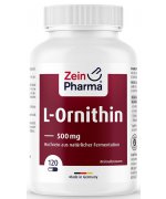 Zein Pharma L-Ornithine, 500mg - 120 kapsułek