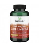 Swanson Tran (Cod Liver Oil) 350mg - 250 kapsułek