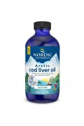 Nordic Naturals Arctic Cod Liver Oil - Tran 1060mg smak naturalny 237ml - Olej 237ml