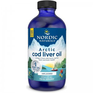 Nordic Naturals Arctic Cod Liver Oil - Tran 1060mg smak naturalny 237ml