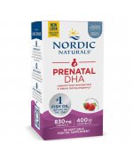 Nordic Naturals Prenatal DHA o smaku truskawkowym 830mg - 90 kapsułek