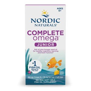 Nordic Naturals Complete Omega Junior, 283mg Lemon Mini kapsułki