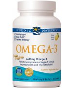 Nordic Naturals Omega-3, 690mg cytryna (Fish Gelatin) - 60 kapsułek - 60 kapsułek