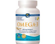 Nordic Naturals Omega-3, 690mg cytryna (Fish Gelatin) - 60 kapsułek