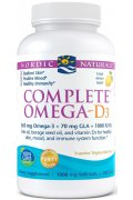 NORDIC NATURALS Complete Omega-D3, 565mg cytryna - 120 kapsułki