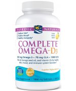 NORDIC NATURALS Complete Omega-D3, 565mg cytryna - 120 kapsułki