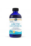 Nordic Naturals Arctic Cod Liver Oil - Tran 1060mg smak naturalny 237ml - Olej 237ml