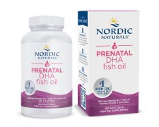 Nordic Naturals Prenatal DHA, 830mg Omega-3 + 400 IU D3 naturalny