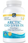 NORDIC NATURALS Arctic Cod Liver Oil 750mg Cytryna - 180 kapsułek