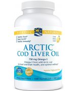 NORDIC NATURALS Arctic Cod Liver Oil 750mg Cytryna - 180 kapsułek